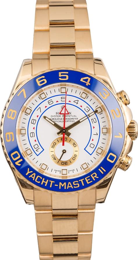 Rolex yellow gold yacht master